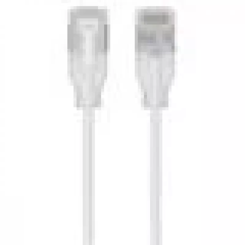 Cabo de rede UBIQUITI UACC-Cable-Patch-EL-C6A 0,15 m Cat6a RJ-45 branco translúcido