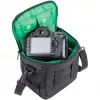 Mala de ombro Rivacase 7420 preta compatibilidade SLR