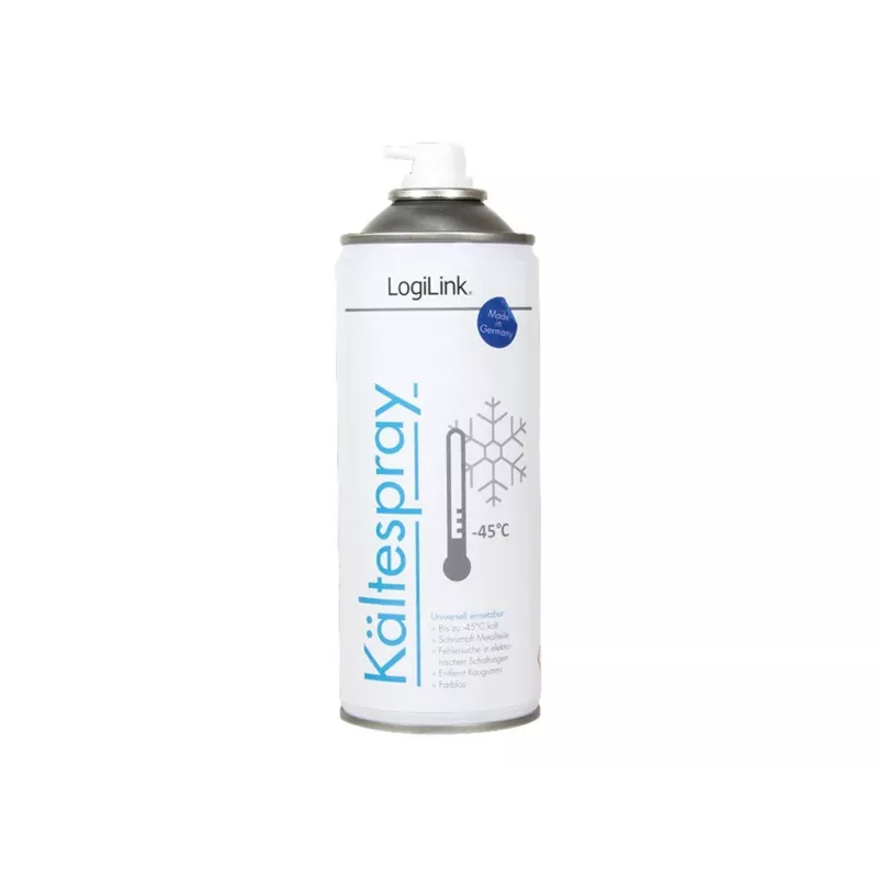 Spray de frio LogiLink RP0014 para eletrónica, 400 ml