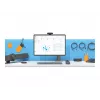 Conjunto LOGITECH Tap Controller com fios com Cat5e Kit+AIS Intel Core i5-1350P 16GB 250GB+conjunto de montagem para videoconferências