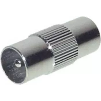 Adaptador coaxial ShiverPeaks 82031-M — ficha coaxial em metal maciço