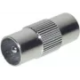 Adaptador coaxial ShiverPeaks 82031-M — ficha coaxial em metal maciço