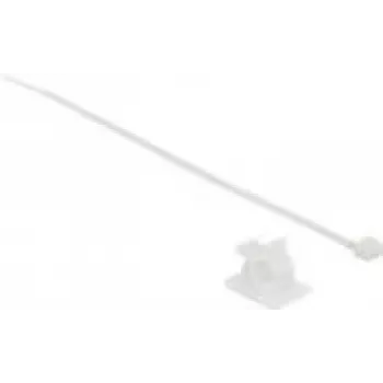 Abraçadeira DeLOCK 18877 nylon branco 10 unid. 25 mm comprimento 1,05 cm diâmetro