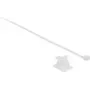 Abraçadeira DeLOCK 18877 nylon branco 10 unid. 25 mm comprimento 1,05 cm diâmetro
