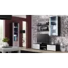 Conjunto de duas prateleiras Cama 125cm SOHO branco mate