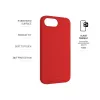 Tampa traseira para telemóvel FIXED para Apple iPhone 16e, Borracha, vermelho, capa protetora fina