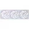 Conjunto de ventoinhas de caixa Jonsbo ZA-420W — 3×140 mm PWM ARGB, branco