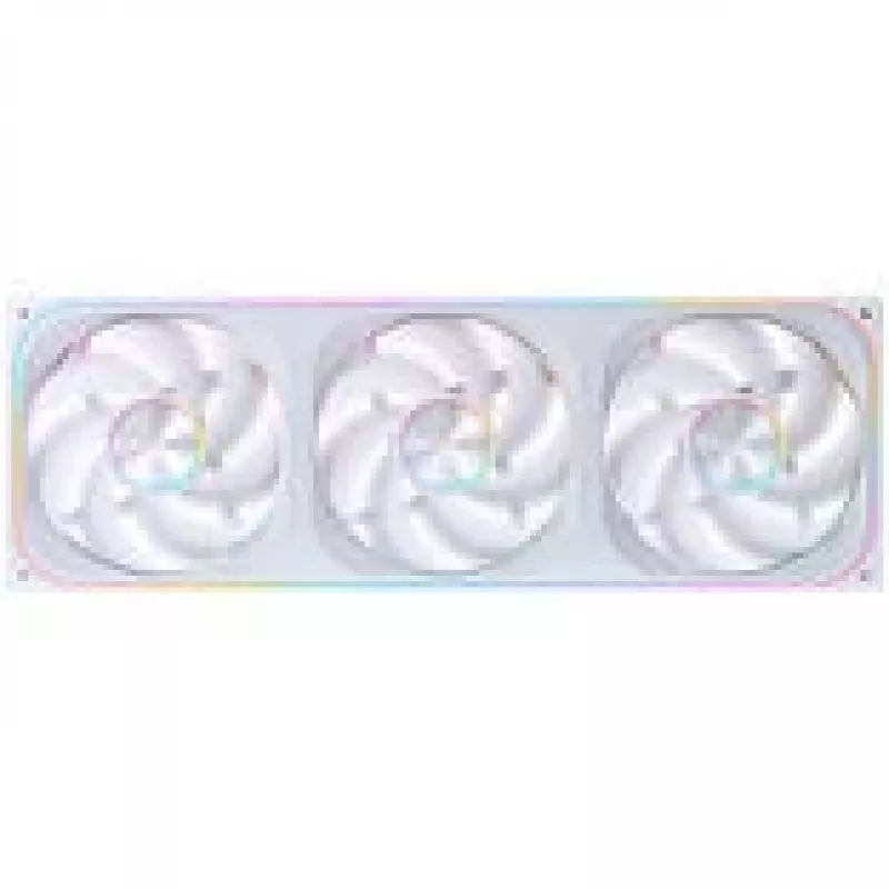 Conjunto de ventoinhas de caixa Jonsbo ZA-420W — 3×140 mm PWM ARGB, branco