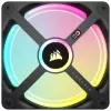 Corsair CO-9051001-WW iCUE LINK QX120 RGB ventoinha para caixa, 120 mm, PWM, com sensor de temperatura, preta