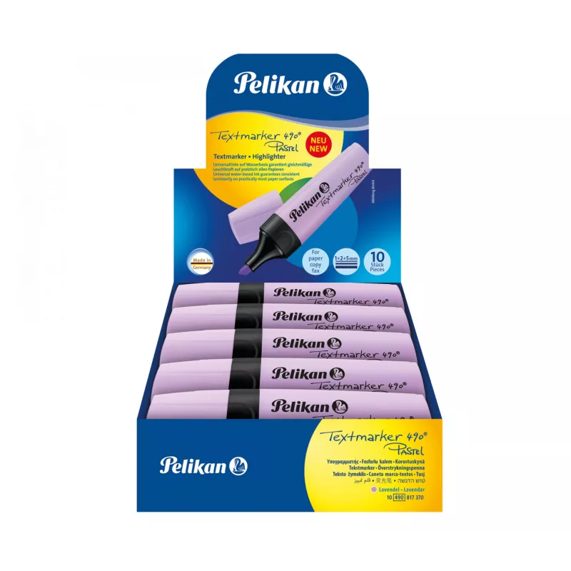 Pelikan 817370 - 10 unid. - violeta - cinzel - preto - violeta - Alemanha - caixa