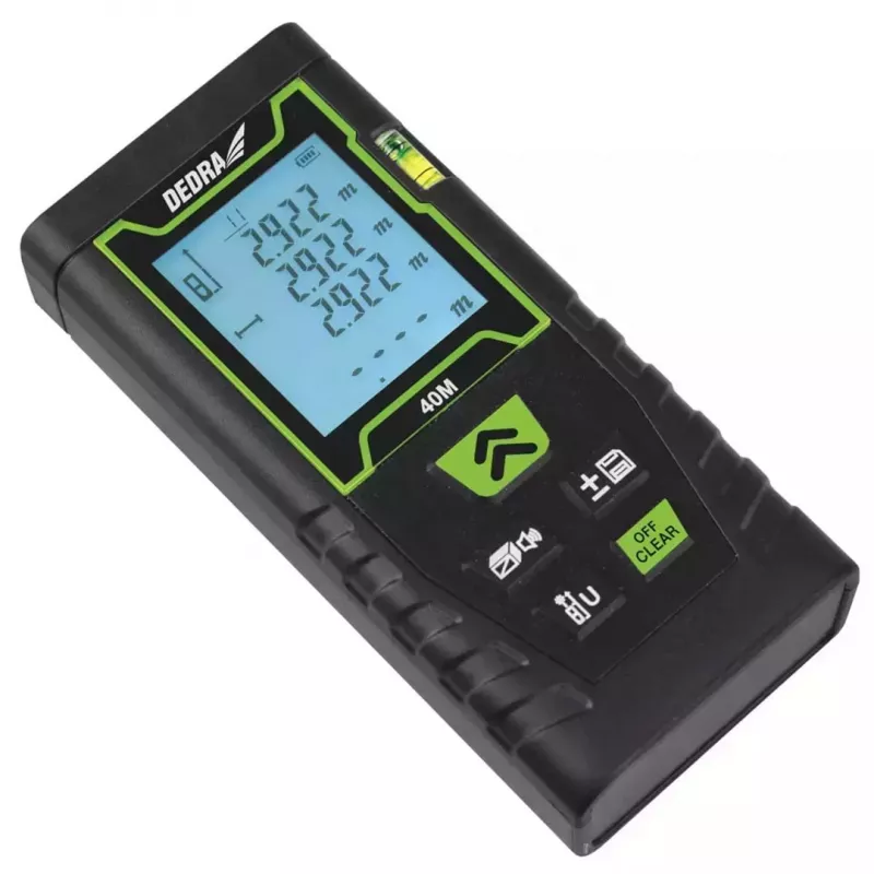 Nível laser de linhas cruzadas Dedra MC0920 autonivelante, precisão 0,5 mm