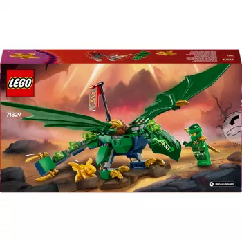 Brinquedo de construção LEGO NINJAGO 71829 Dragão da Floresta Verde do Lloyd, 128 peças, 2 minifiguras, a partir de 6 anos
