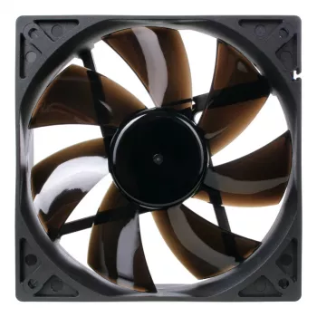 Ventoinha de caixa NoiseBlocker BlackSilentPro PL1 120 mm, 900 rpm, 11 dB, 68 m³/h, 4,5 V, preta