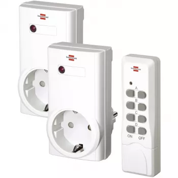 Brennenstuhl 1507150 – Sem fios – 433,92 MHz – Interior – Branco – IP20 – 150 mm (1507150)