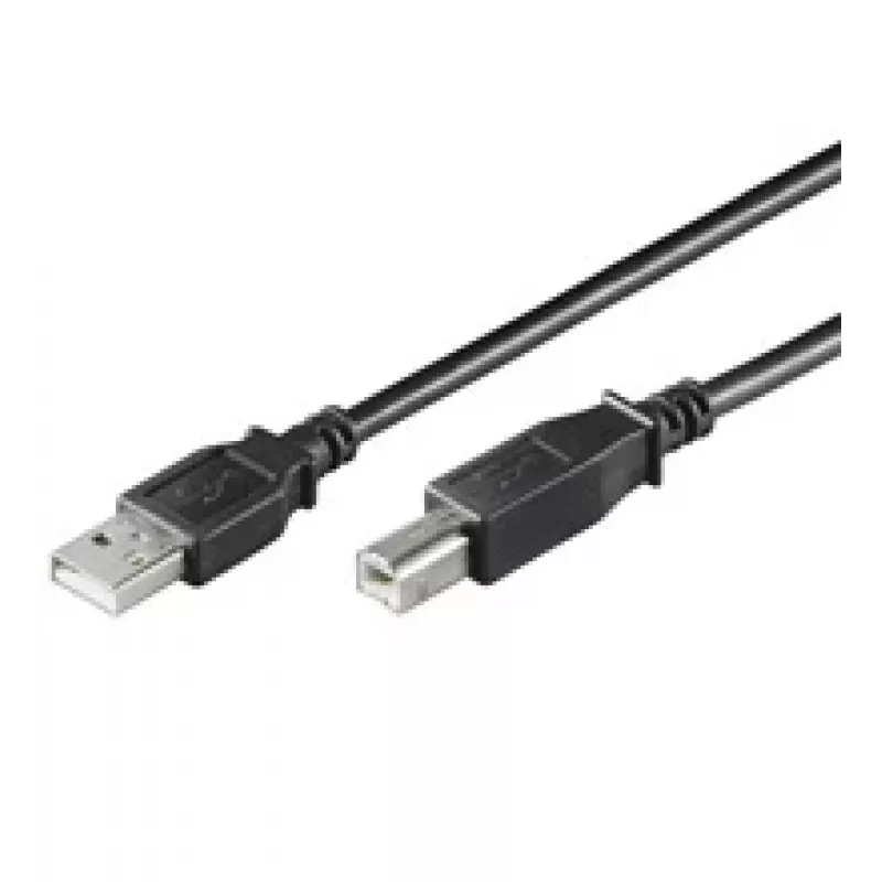 Cabo de extensão USB 2.0 Hi-Speed Wentronic Goobay, preto, 1,8 m - conector macho USB 2.0 (Type-A) > conector fêmea USB 2.0 (Type-A) (68903)