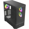 Caixa de PC Thermaltake View 290 TG ARGB Midi Tower preto