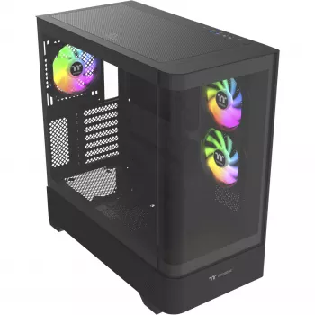 Caixa de PC Thermaltake View 290 TG ARGB Midi Tower preto