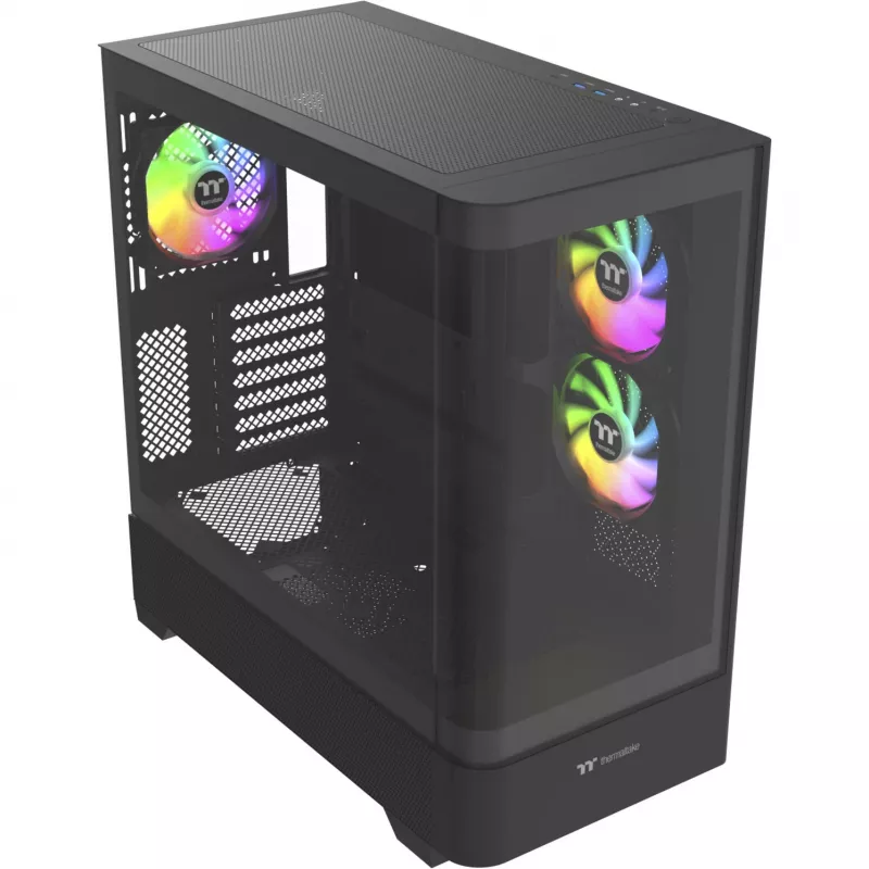 Caixa de PC Thermaltake View 290 TG ARGB Midi Tower preto