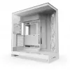 Caixa PC Midi Tower NZXT H9 Flow RGB+ — branco, compatível com ATX/EATX/Micro-ITX, vidro temperado, 3x140 mm frente + 1x120 mm traseira ventoinhas