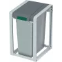 Recipiente de resíduos Hailo ProfiLine Öko XL 0935-202 38 l, cinzento