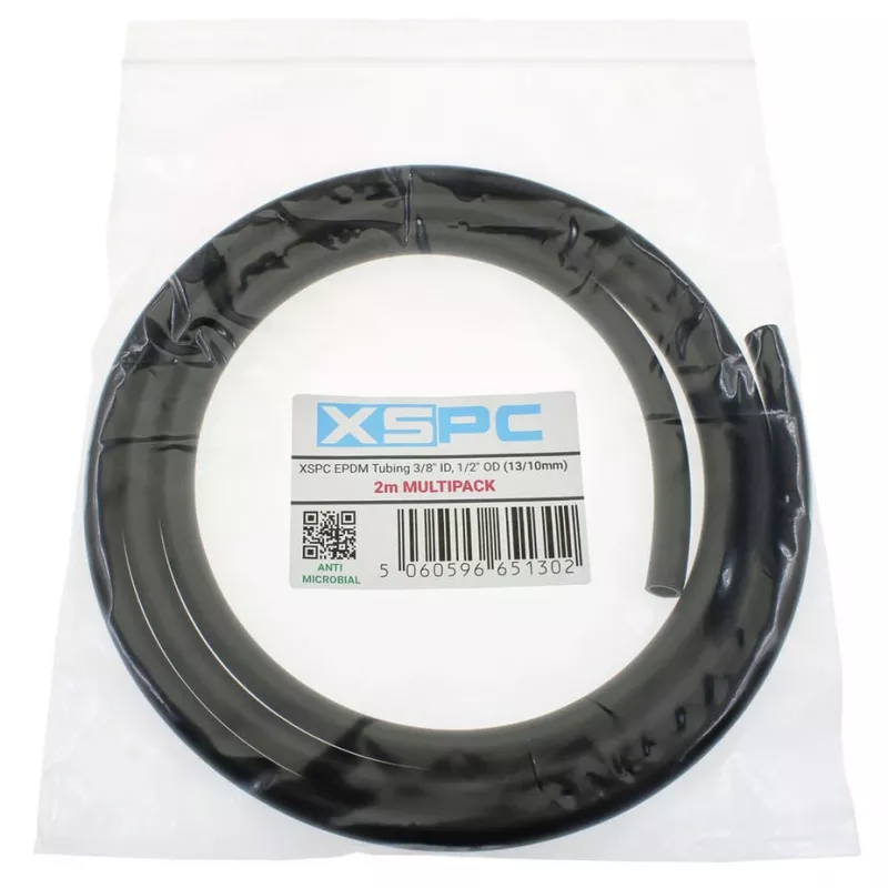 Tubo flexível EPDM XSPC 13/10 mm (DI 10 mm / DE 13 mm), 2 m, preto