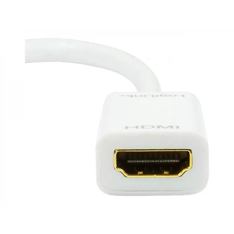 Adaptador de cabo de vídeo LOGILINK Mini DisplayPort para HDMI Type-A CV0036A, 0,1 m, cinzento