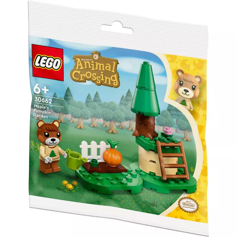 30662 Animal Crossing Monas Pumpkin Garden, brinquedo de construção Polybag