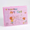 Conjunto de arte Extralink 208 peças — conjunto de pintura com pincéis, tintas, canetas