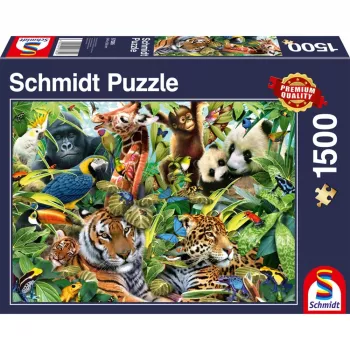 Puzzle Schmidt Spiele 57385 – 1500 peças, animais, largura 846 mm