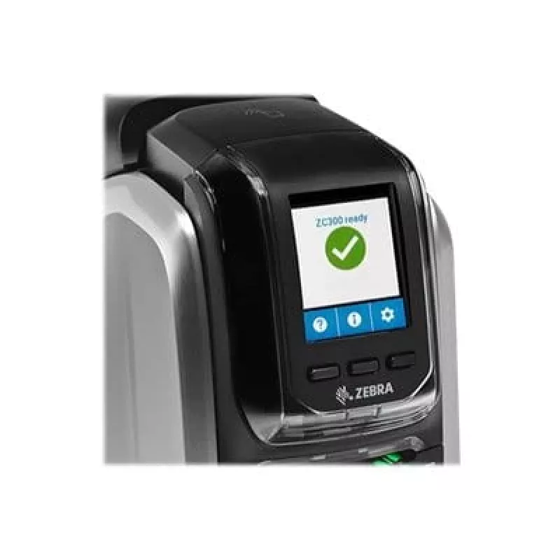 Impressora de cartões de plástico Zebra ZC300 sublimação de cor/transferência térmica cor 300 x 300 DPI WLAN