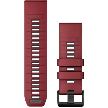 Pulseira Garmin QuickFit 010-13393-06 graphite vermelho