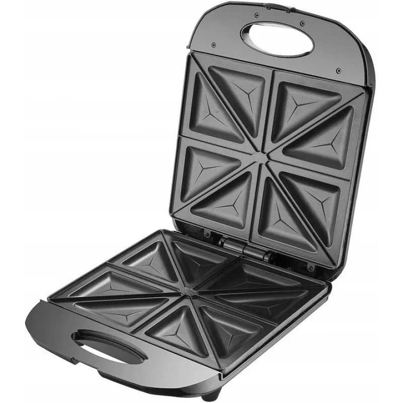 Sanduicheira Promis STP 25 XXL, 4 tostas, 1400 W, preto