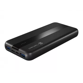 NATEC TREVI SLIM Q V2 Polímero de lítio (LiPo) 10000 mAh preto