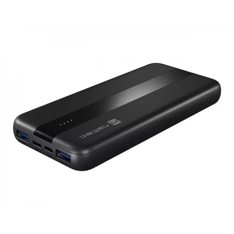 NATEC TREVI SLIM Q V2 Polímero de lítio (LiPo) 10000 mAh preto