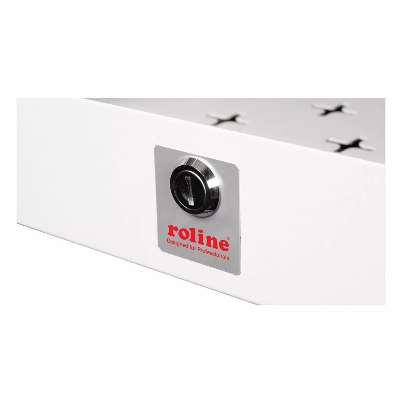 ROLINE 26.21.0015 Armário de parede Basic de 19", 5U, curto, cinzento