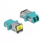 DeLOCK 86900 acoplador de fibra ótica LC duplex fêmea-fêmea multimodo água