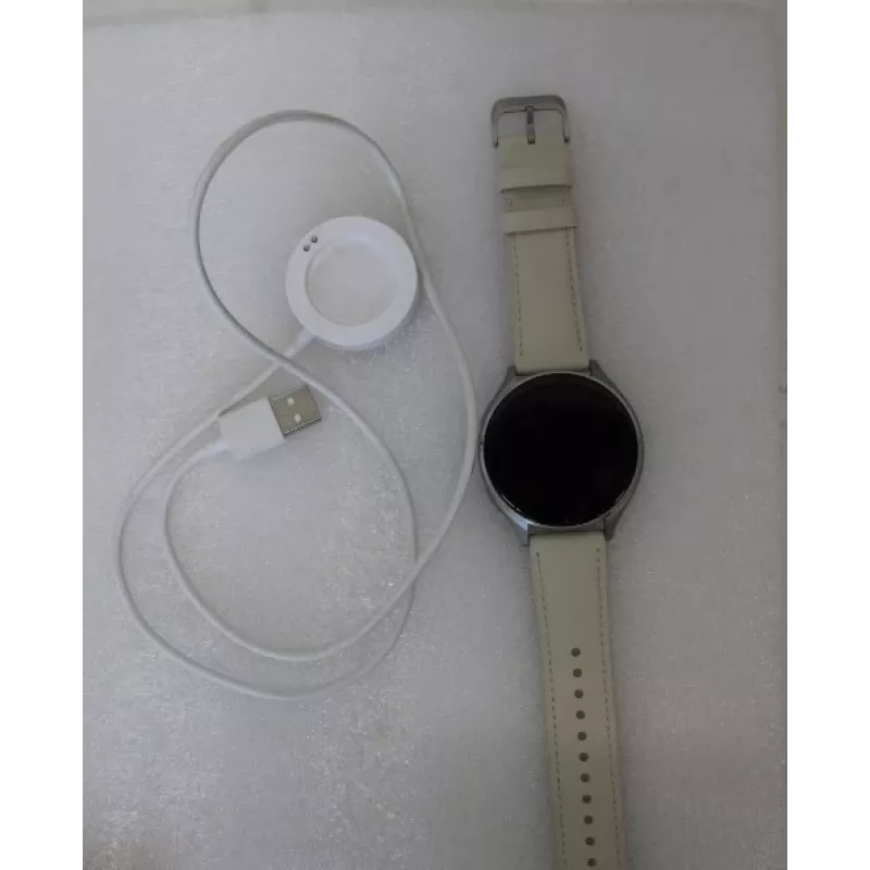 ESGOTADO. Xiaomi Watch 2 Titan caixa cinzenta com bracelete de pele branca | ESGOTADO. Xiaomi Watch 2 Titan | Smartwatch | GPS (satélite) | AMOLED | 1,43 polegadas | USADO, RISCOS NO ECRÃ