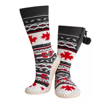 Botas tipo slipper Glovii GQ4M unissexo – inverno, parte superior poliéster, sola exterior sintética, fibra de carbono, tamanho único, multicolor (cinzento/vermelho/branco)