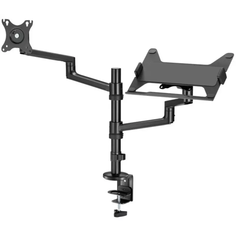 Suporte para monitor WENTRONIC Goobay Deluxe 74417 com braço para portátil, preto