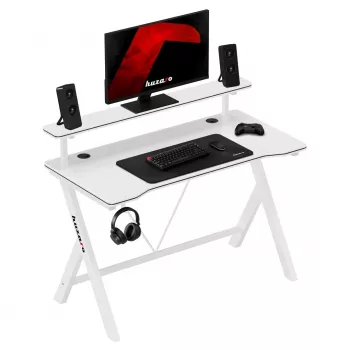 Secretária gaming Huzaro Hero 1.9 branca