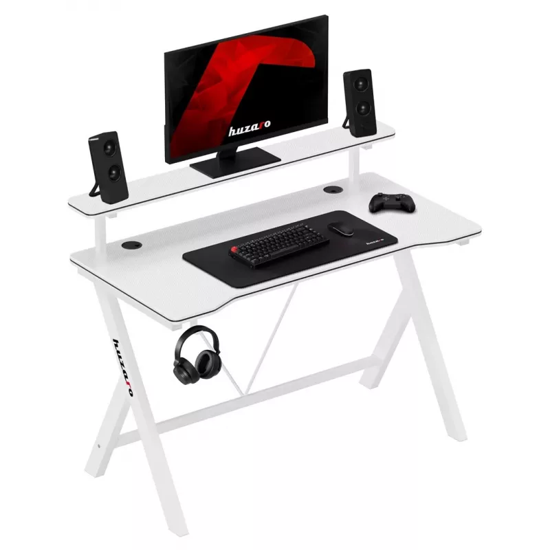 Secretária gaming Huzaro Hero 1.9 branca