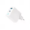 Carregador Gembird TA-UC-PDQC65L-W-01 para dispositivos móveis universal branco AC carregamento rápido interior