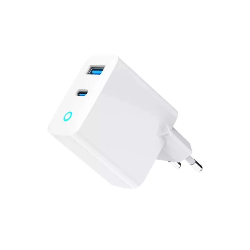 Carregador Gembird TA-UC-PDQC65L-W-01 para dispositivos móveis universal branco AC carregamento rápido interior