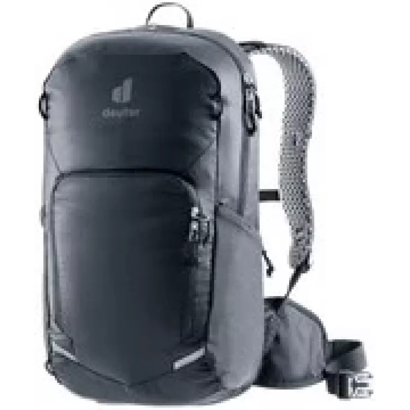 DEUTER Bike I 20 preta mochila universal para bicicleta, saco de transporte individual de 20 litros