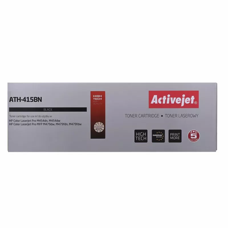 Activejet ATH-415BN toner (substituto do HP 415A W2030A; Supreme; 2 400 páginas; preto) com chip