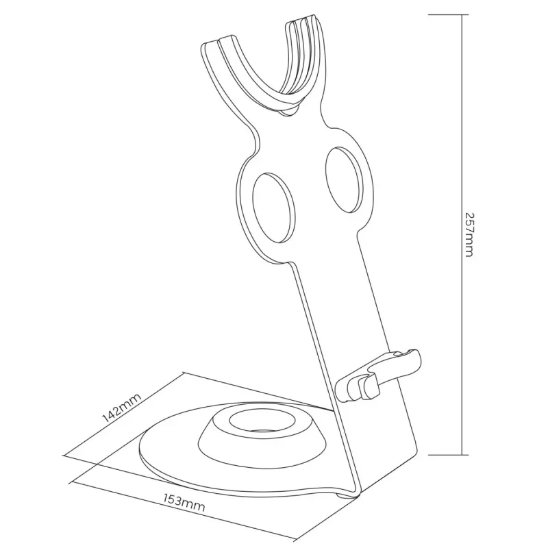 Maclean MC-973 suporte para secador de cabelo Dyson Supersonic
