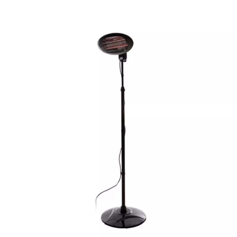Aquecedor elétrico Sunred SMQ2000A para interior e exterior preto 2000 W aquecedor elétrico de quartzo