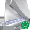 Cortapapel de precisão Leitz A4+, 15 folhas, fixação manual, aço inoxidável, A4 Maxi, 80 g/m², vidro