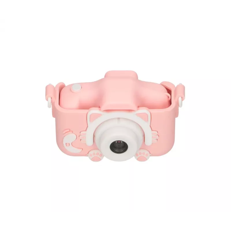 Câmara digital para crianças Extralink H27 SINGLE PINK rosa branca 3 anos
