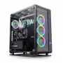 Caixa de PC Thermaltake Core P6 Tempered Glass Midi Tower preta